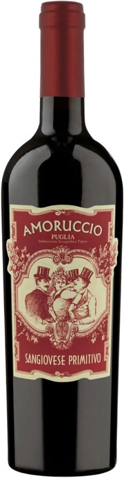 Вино Amoruccio Sangiovese Primitivo Puglia IGT  2023 750 мл