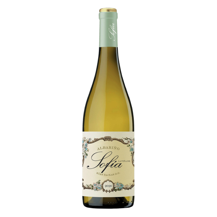 Вино La Vina De Sofia, Albarino, Rias Baixas  Ла Винья де Софиа, Альбариньо   2021 белое сухое 750 мл  13 %