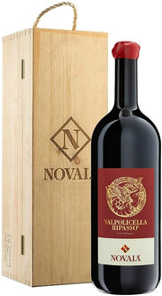 Вино Novaia Valpolicella Ripasso Classico Superiore DOC in box  Новайя Вальполичелла Рипассо Классико Супериоре, в подарочной упаковке 2016 1500мл