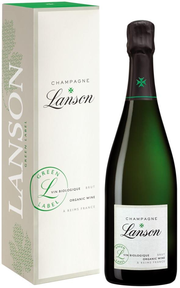 Шампанское Lanson Green Label Brut gift box  2015 750 мл