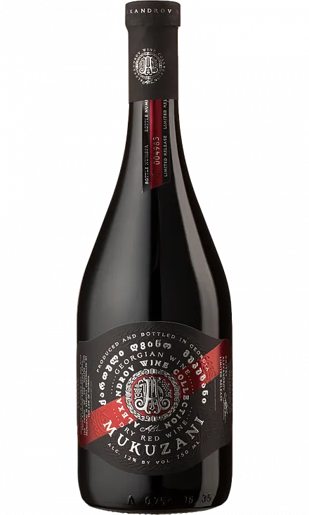 Вино Коллекция вин Александрова  Мукузани  2022  750 мл