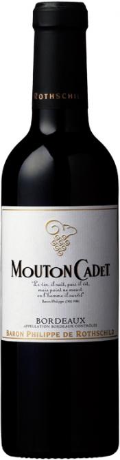 Вино  Mouton Cadet Bordeaux AOC Rouge Мутон Каде 2013  375 мл