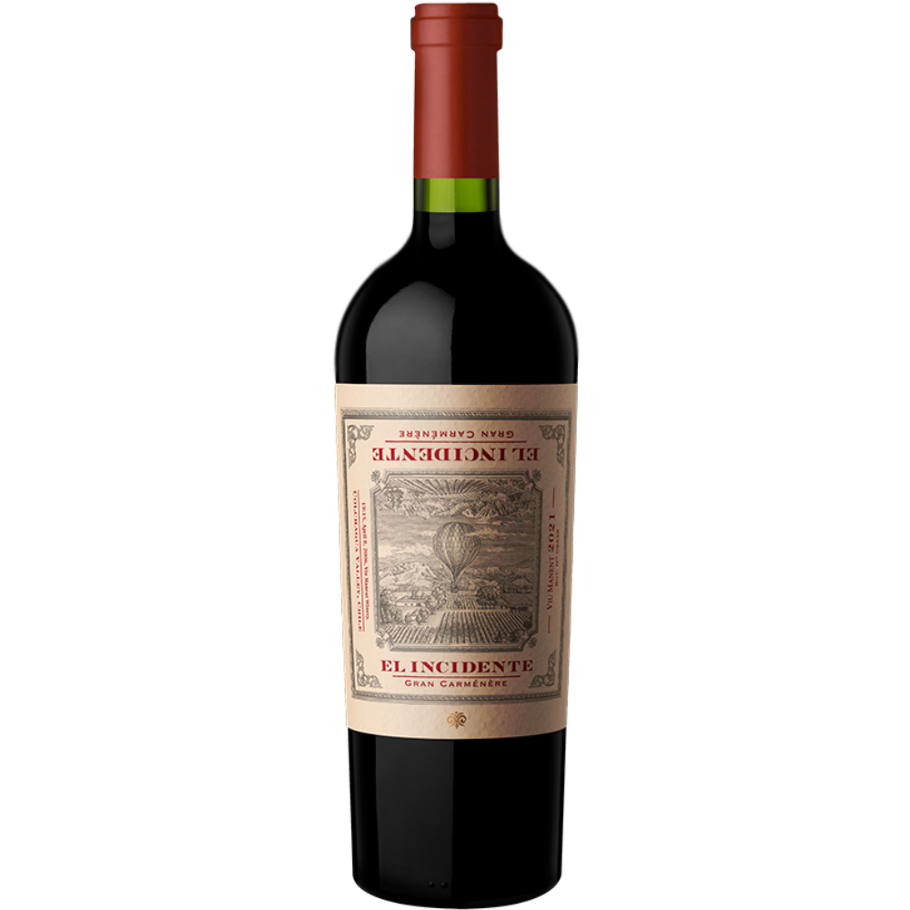 Вино Viu Manent El Incidente Carmenere gift box  2021  750 мл