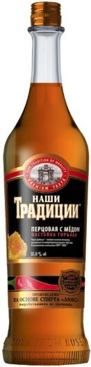 Настойка  Наши традиции   Перцовая с медом  250 мл