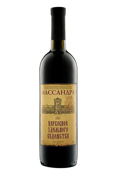 Вино  Массандра Церковное Удельного Ведомства 2019 750 мл