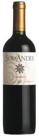 Вино Santa Camila Sol de Andes Carmenere  Санта Камила Соль де Андес Карменер 2018 750 мл