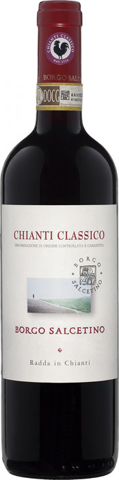 Вино  Borgo Salgetino Chianti classico DOCG Борго Сальчетино Кьянти классико 2017 750 мл