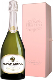 Игристое вино Абрау-Дюрсо Империал Брют Кюве Розе  в подарочной коробке 750 мл