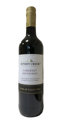 Вино  Sunset Creek  Cabernet Sauvignon California   2017 750 мл