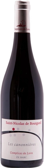 Вино Complices de Loire, Les canonnieres Saint-Nicolas de Bourgueil AOC 750 мл  12,5%
