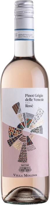 Вино Villa Molino   Pinot Grigio delle Venezie DOC Rose  2022  750 мл  12%