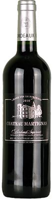Вино Chateau Martignas, Шато Мартинас  2010 750 мл