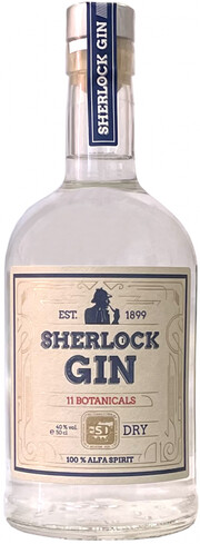 Джин Sherlock Dry Gin   500 мл