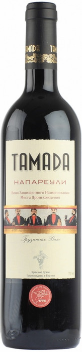 Вино Tamada Napareuli   Тамада Напареули    750 мл