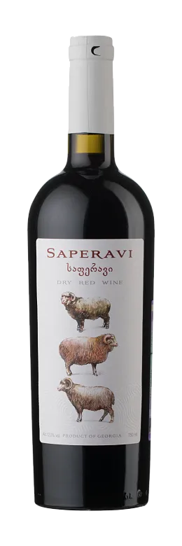 Вино Georgian Wine House Gourmet Saperavi Gastronomic Collection  2023  750 мл