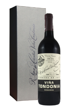 Вино Lopez de Heredia Vina Tondonia  Reserva Rioja Tinto Gift Box Лопес де Эредия Винья Тондония  Резерва Тинто в подарочной упаковке  2006 750 мл