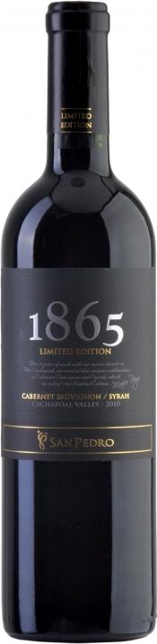 Вино San Pedro 1865 Limited Edition Cabernet Sauvignon Syrah 1865 Лимитед Эдишн Каберне Совиньон Сира 2012 750 мл