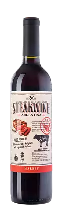 Вино Steakwine Malbec Стейквайн Мальбек 2023 750 мл