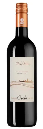 Вино Cielo e Terra Viamare Sangiovese Primitivo red semi dry  750 мл