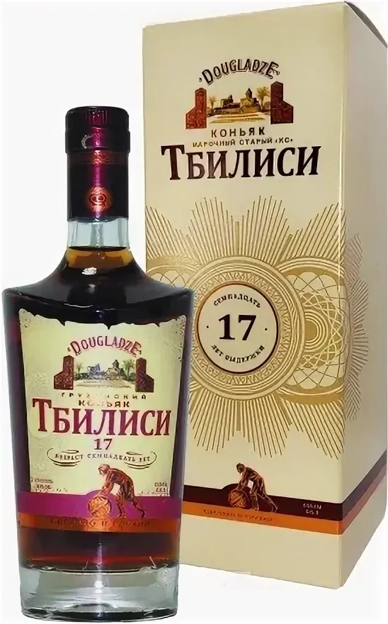 Коньяк Dugladze Tbilisi 17 Years Old gift box  500 мл