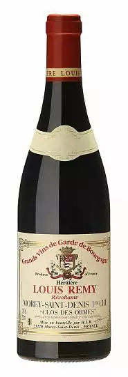 Вино Héritière Louis Remy Morey-Saint-Denis 1er Cru Clos des Ormes 2019  750 мл 13%