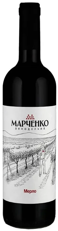Вино Винодельня Марченко Мерло 2021  750 мл  