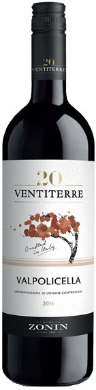 Вино Zonin Valpolicella DOC Зонин Вальполичелла 750 мл