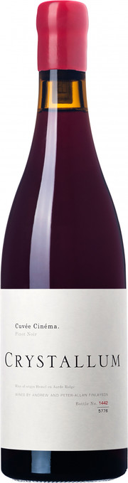 Вино  Crystallum, "Cuvee Cinema" Pinot Noir  Кристаллум, "Кюве Синема" Пино Нуар  2019    750 мл