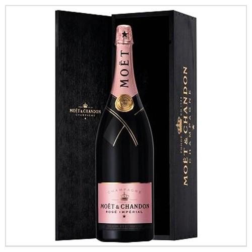 Шампанское Moet & Chandon Brut Rose wooden box  3000 мл