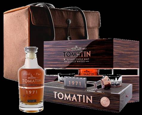 Виски TOMATIN 1971 Gift Pack with 2 glasses ТОМАТИН 1971 Подарочная упаковка с 2 бокалами 700 мл
