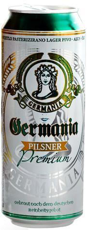 Пиво Germania Pilsner in can Германия Пилснер в жестяной банке 500 мл