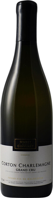 Вино  Domaine Morey-Coffinet Corton-Charlemagne Домен Мори-Коффине Кортон Шарлемань Гран Крю   2020  750 мл  13%