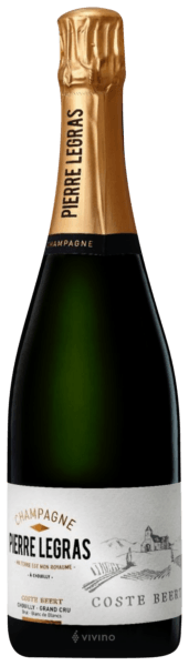 Шампанское  Pierre Legras Coste Beert Grand Cru Chouilly Blanc de Blancs  2014 375 мл