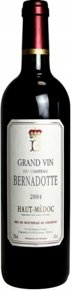 Вино Chateau Bernadotte AOC Cru Bourgeois Шато Бернадот АОС Крю Буржуа 2004 750 мл
