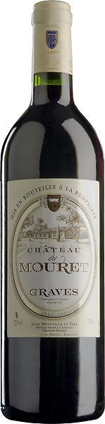 Вино Chateau Du Mouret  Rouge Graves AOC  Шато Дю Мурэ красное   2011  750 мл