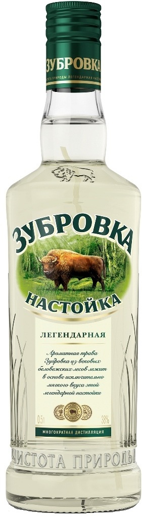 Настойка горькая Зубровка Легендарная 250 мл