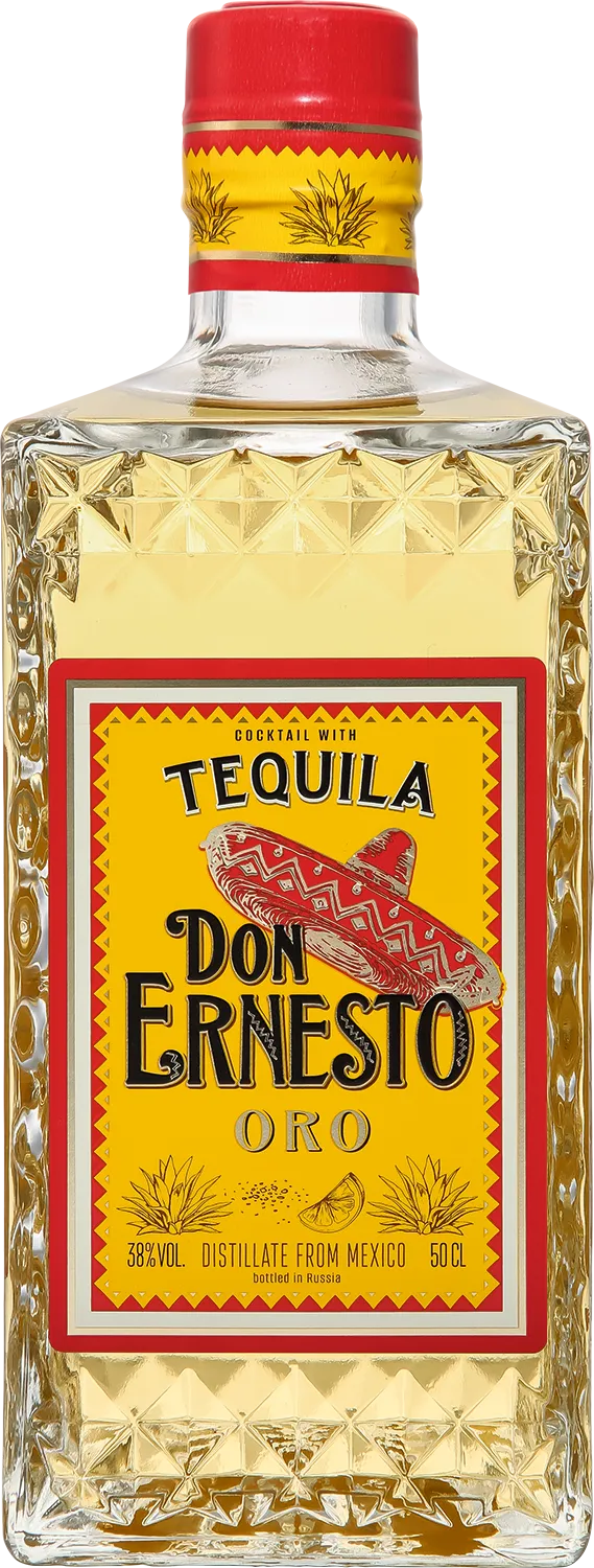 Текила  Don Ernesto With Tequila Oro 500  мл  38%