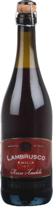 Игристое вино Palestro Lambrusco Emilia IGT  Rosso  Amabile  750 мл