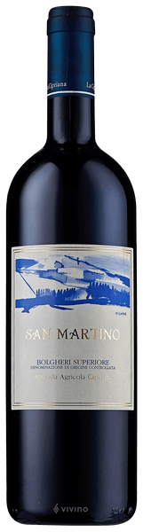 Вино La Cipriana San Martino Bolgheri Superiore  Ла Киприана  Сан Мартино   Болгери Супериоре    750 мл