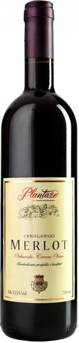 Вино Plantaze Merlot Плантаже Мерло 750 мл