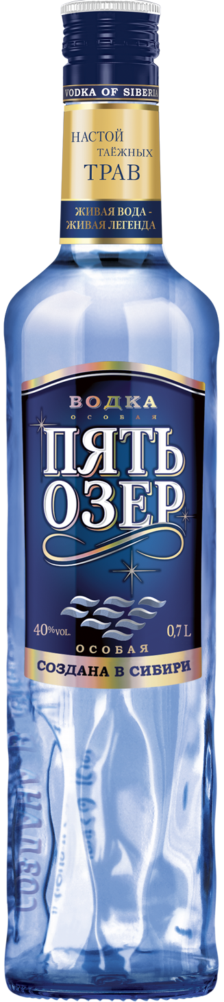 Водка Пять Озер Особая 700 мл