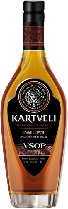 Коньяк  Kartveli   VSOP  Картвели  ВСОП  500 мл