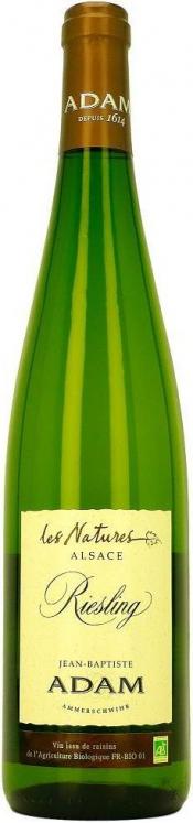 Игристое вино Jean-Baptiste Adam Riesling Les Natures Рислинг Ле Натюр (органическое, сахар: 4,1 г/л)  2014 2013 0.75