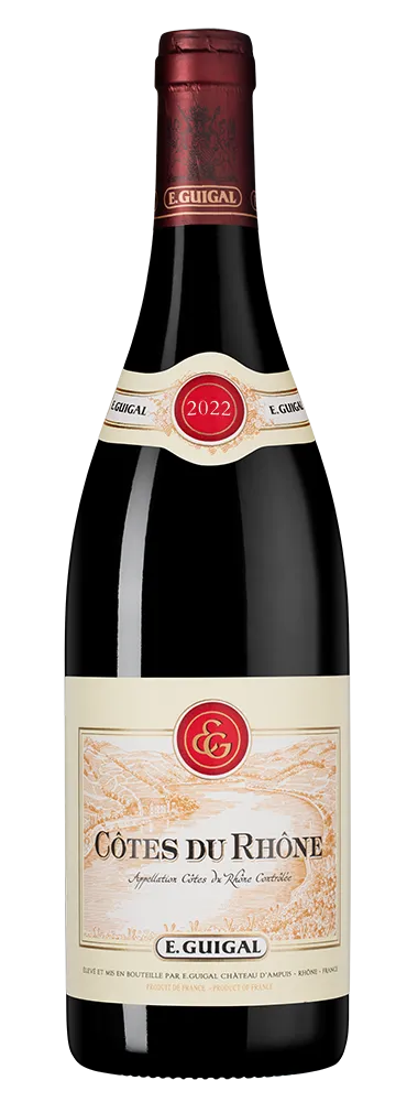 Вино E. Guigal Cotes du Rhone Rouge  2022  750 мл