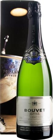 Игристое вино Bouvet Ladubay Saphir  Brut Vintage Saumur AOC   2017 gift box  750 мл