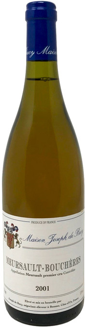 Вино Maison Joseph de Bucy Meursault-Boucheres Premier Cru AOC Мезон Жозеф де Бюси Мерсо-Бушер Премье Крю 2001 750 мл