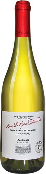 Вино белое сухое Luis Felipe Edwards,"Reserva", Chardonnay Луис Фелипе Эдвардс,"Ресерва",Шардоне 2019 750 мл