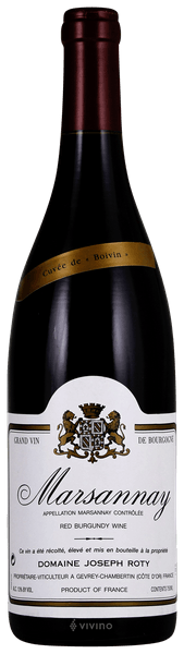 Вино Domaine Joseph Roty  Marsannay Cuvée de Bouvier     2013 750 мл 13%