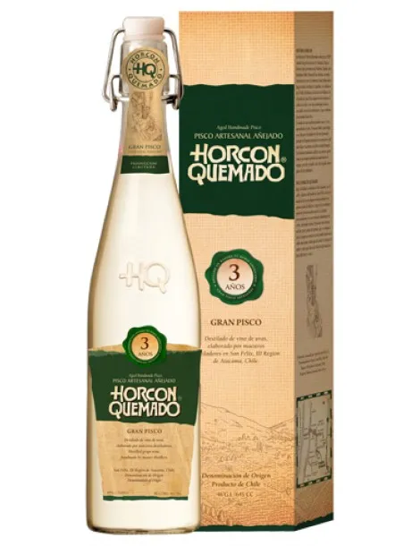 Писко Horcon Quemado Grand Pisco 3 Anos gift box  645 мл
