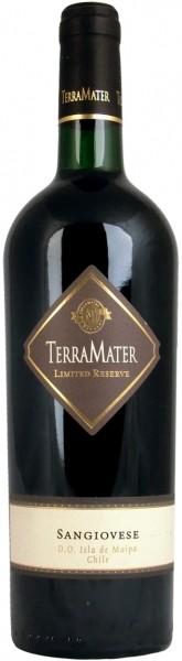 Вино TerraMater   Reserve Sangiovese ТерраМатер Резерв Санджовезе 2016 750 мл